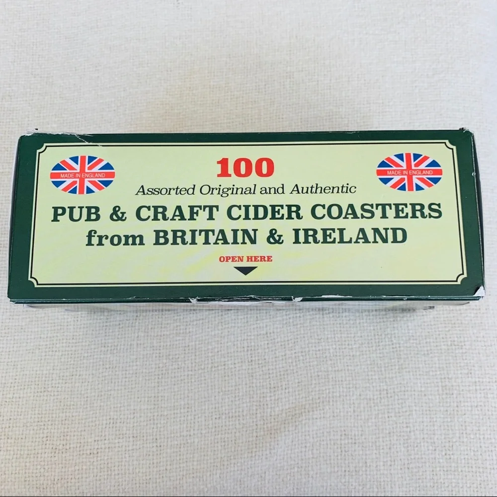 NIOB Pub World Memorabilia 100 Pub & Craft Cider Coasters from Britain & Ireland